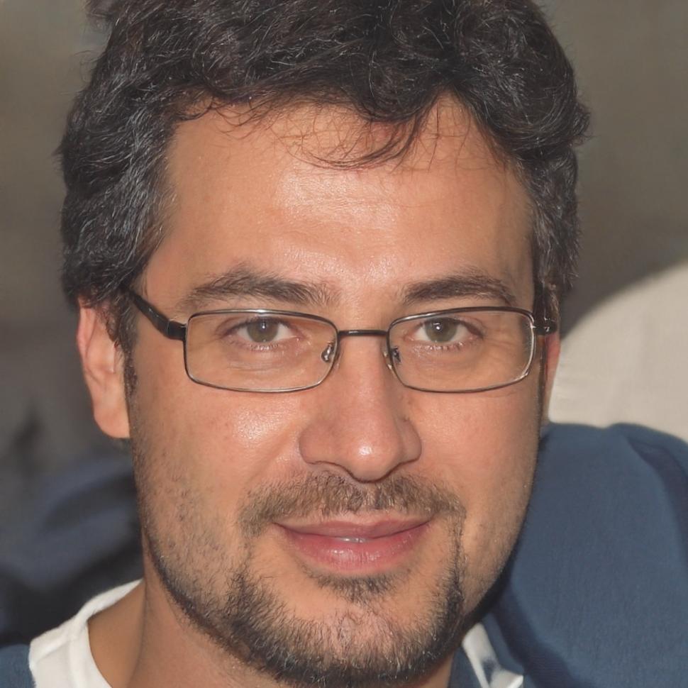 Portrait d'Olivier Dumas au travail
